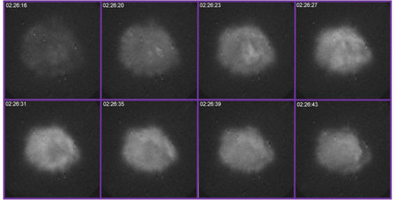 Plazma oblak formiran na nadmorskoj visini od 170 kilometara bio je u obliku kuglice