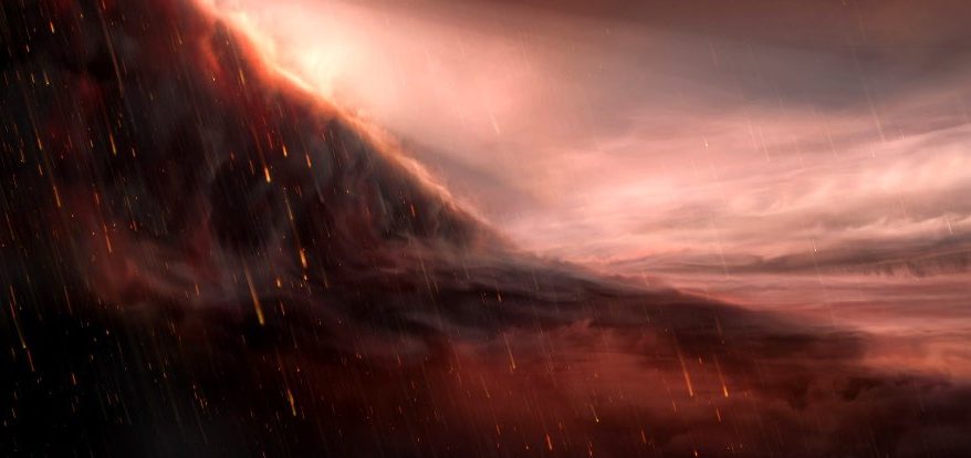 Astronomi promatraju planetu tako vruću da kiša pada na nju 