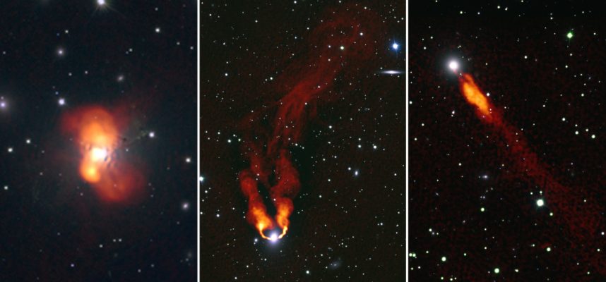 Astronomi su fotografirali galaksije koje izgledaju poput plamena koji gori u mraku 