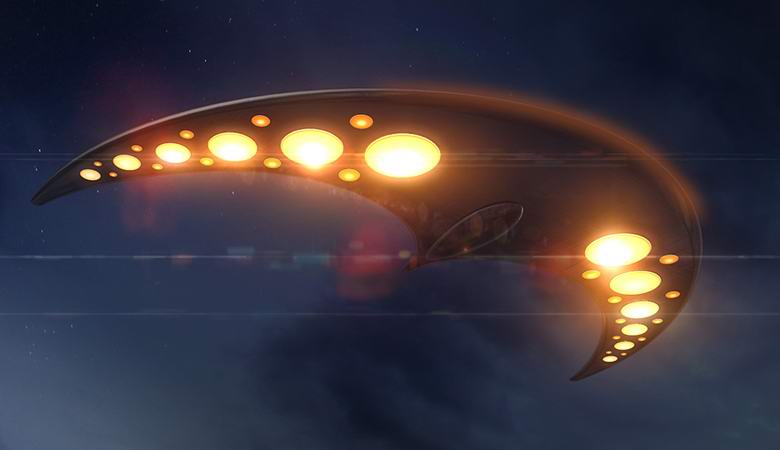 Boomerang NLO fotografisan nad Australijom