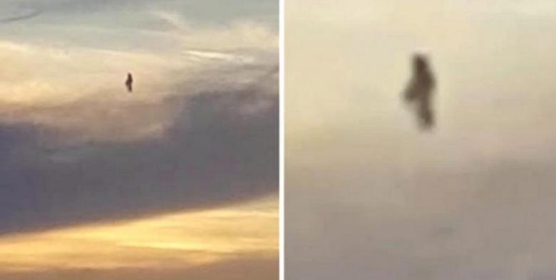 Crni stacionarni objekt na nebu Brazila