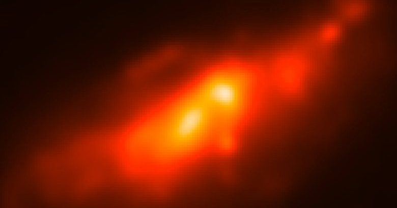 Izuzetno rijetka 'dvostruka jezgra' pronađena u susjednoj galaksiji 