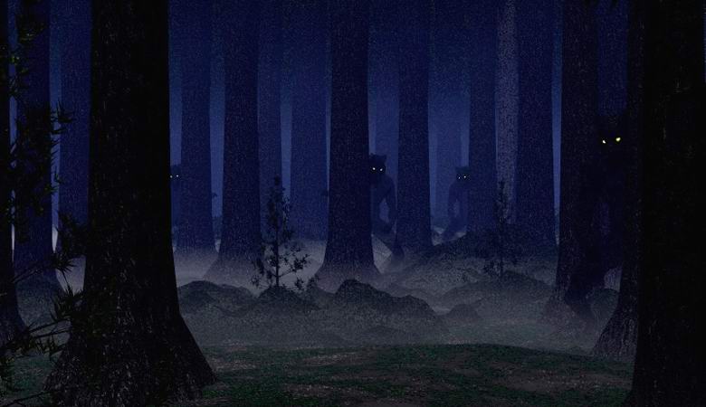 Dagestanski lovac naišao na čudovište u noćnoj šumi