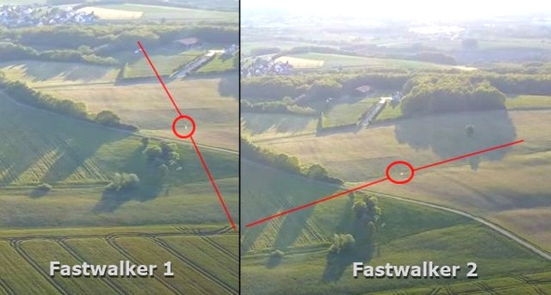 Drol je zabilježio dva NLO-a velike brzine, letom kojih je neko očigledno koordinirao
