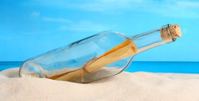 Fantastična poruka pronađena u boci