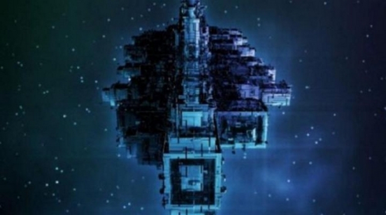 Svemirski svemirski brod na asteroidu Lutetius