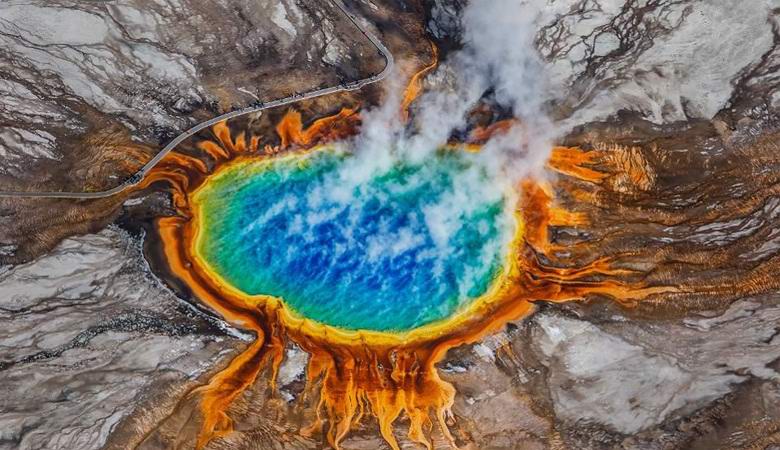 Super vulkan Yellowstone postepeno gori drveće oko njega.