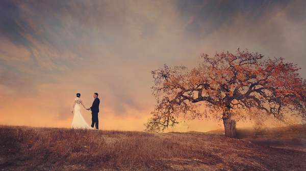 sanjar da se vidite u vjenčanici za udatu ženu 