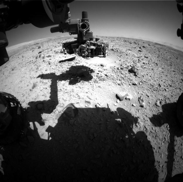 Slika je snimljena nekoliko minuta nakon pojave NLO-a. Na nebu nema ništa.