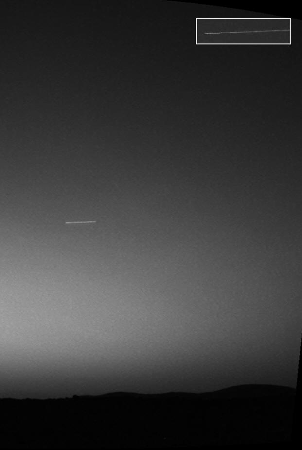 NLO na Marsu, fotografisan