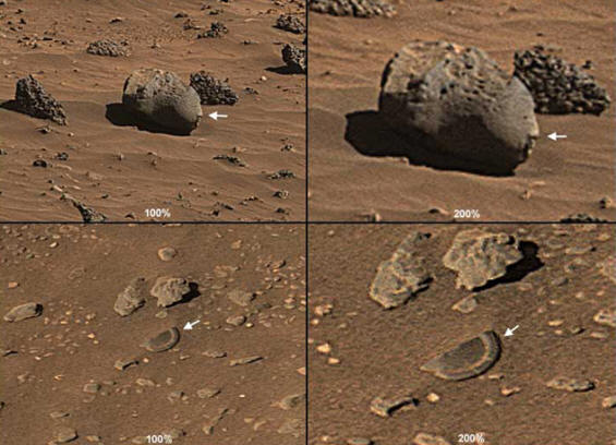 Glava Marsovske maje i njegova slomljena ploča