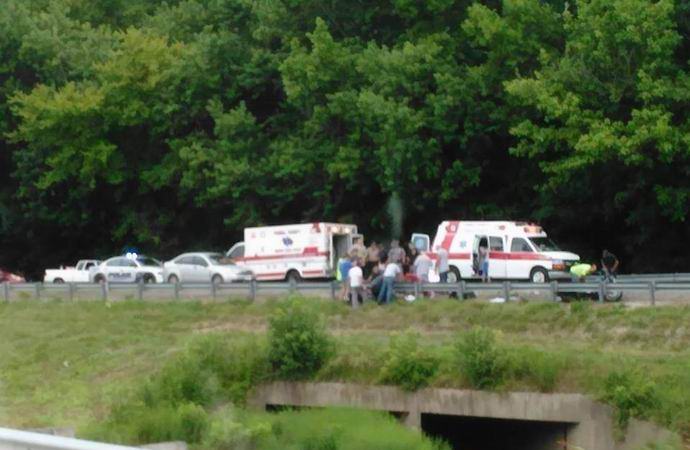 Duh je fotografisan na mestu saobraćajne nesreće