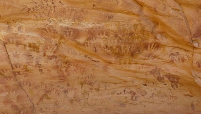 Vanzemaljci otisaka pronađeni na stijeni