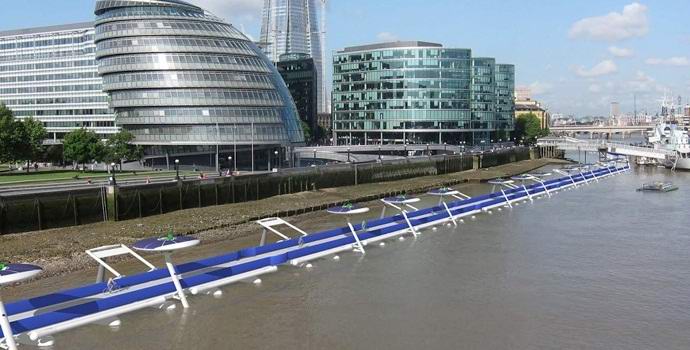 Plutajuća staza za bicikliste i pješake pojavit će se na Temzi