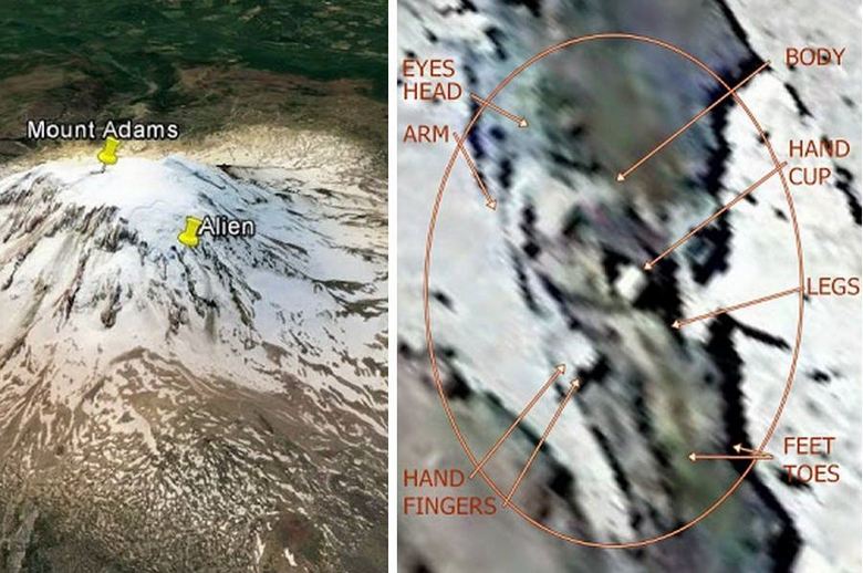 Zamrznuti div otkriven je na vrhu Mount Adams