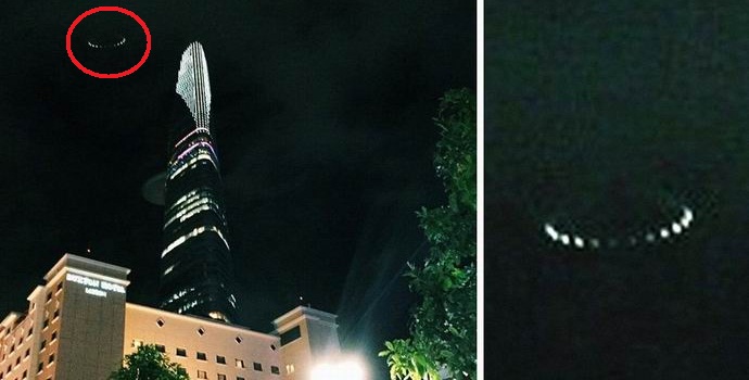 NLO fotografiran nad vijetnamskim neboderom