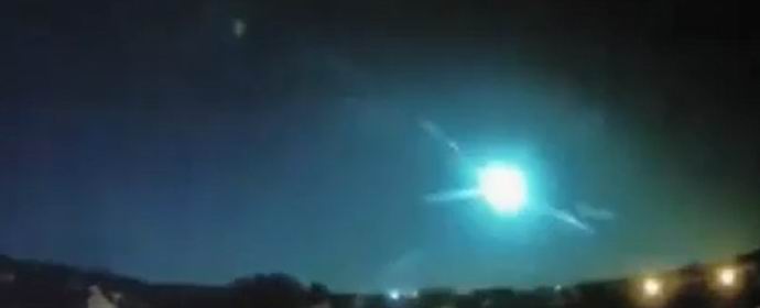 Nebeska vatrena kugla uplašila Indijance