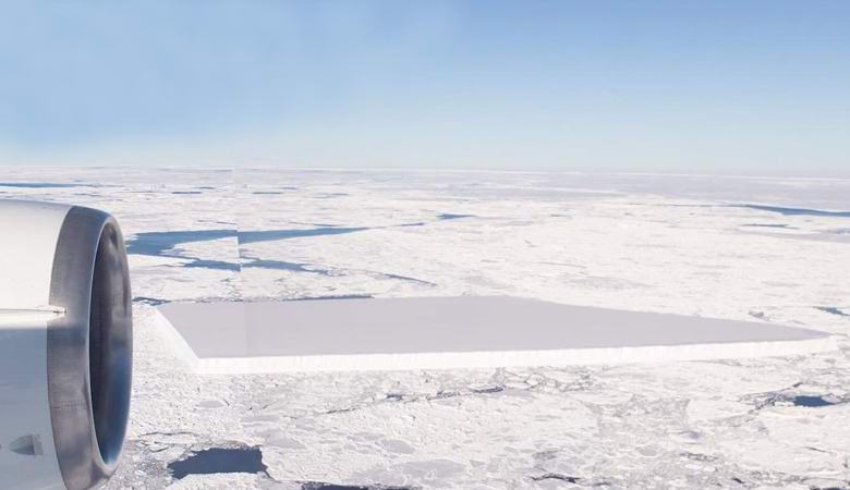 Neverovatni pravougaoni ledeni breg pokazao se istinitim, potvrdila je NASA