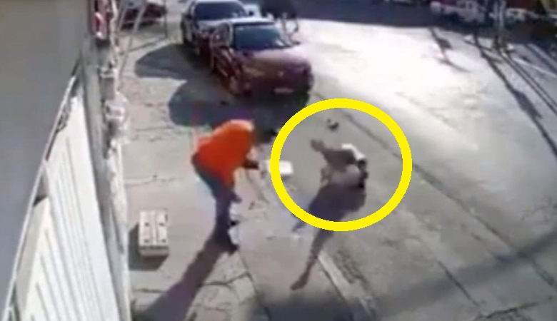 Nevidljiva sila bacila je ženu u stranu