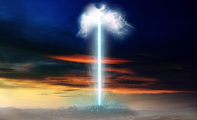 NLO je uhvatio plazma snop sa zemlje