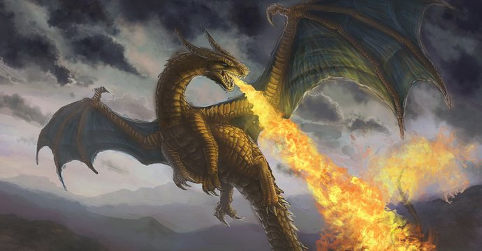 Nekada su na Zemlji živeli zmajevi koji vuku vatru