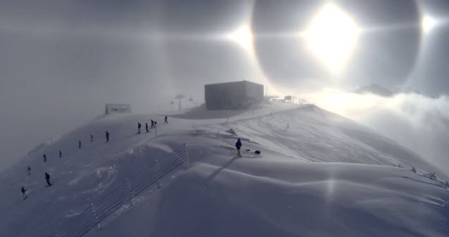 Optičke fantazije zimskog sunca