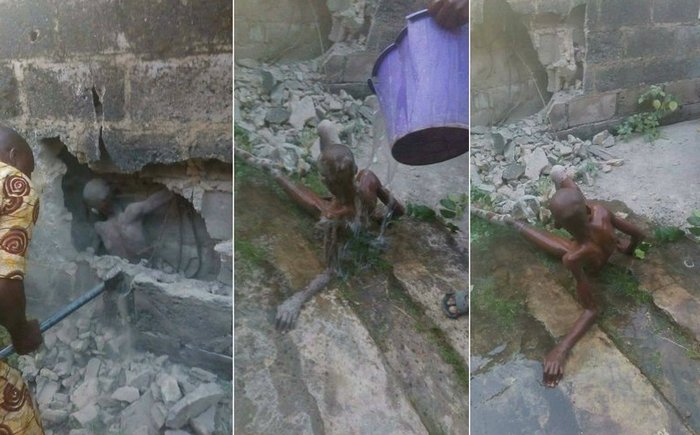 Tinejdžer se živim ogradio u zid