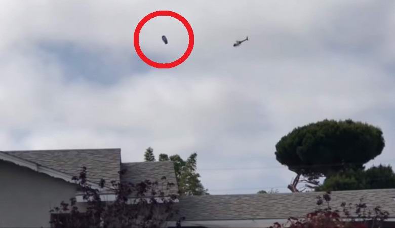 Policijski helikopter kružio je oko NLO-a nad Los Anđelesom