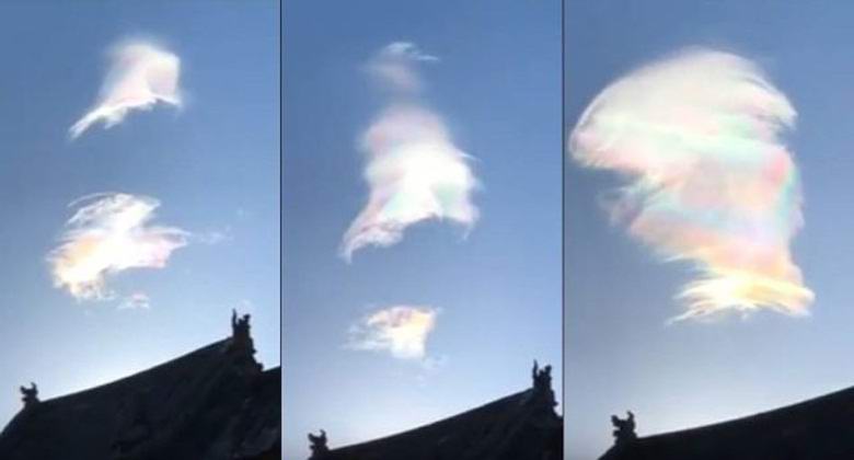 Zapanjujući oblak je iznenadio budiste.