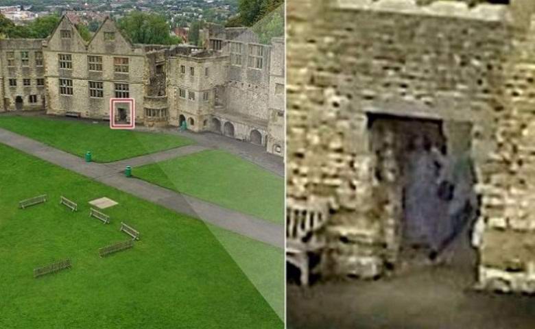 Fantom sive dame snimljen je na fotografiji