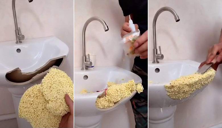 Je li bio polomljen? Popravite ga instantnim rezancima!