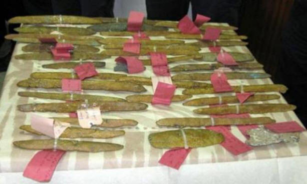 Sa potonulog broda podigli su ingoti, junica, metal Atlantide