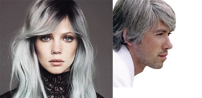 Siva kosa krasi samo muškarce, a čak i tada ne uvijek.