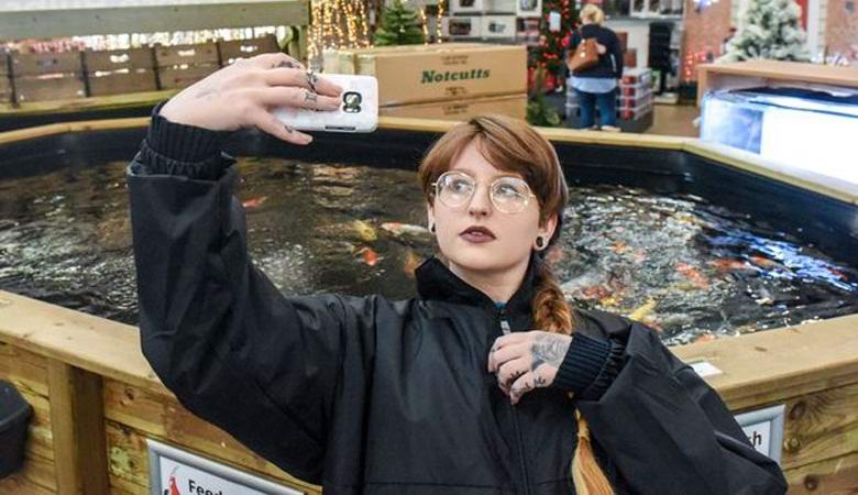 Fotografirala ribu s licem Isusa Krista