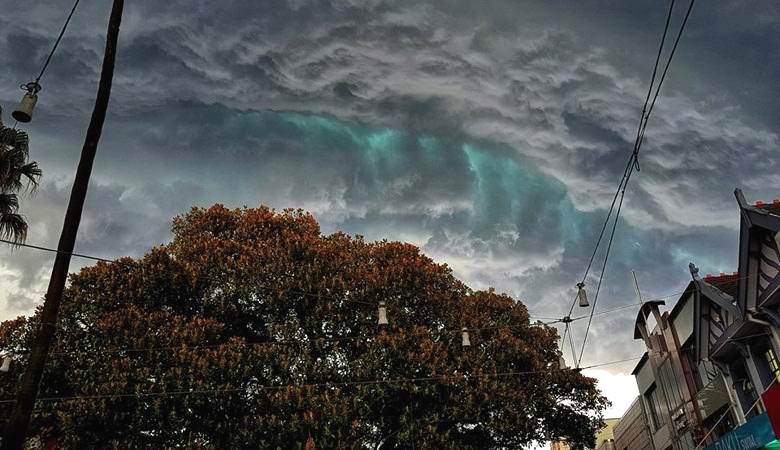 Divni oblaci smaragda nastali su nad Sidnejem