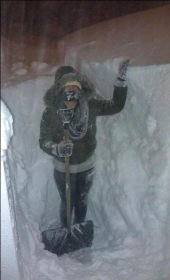 Američka snježna oluja Anomaly, Oluja