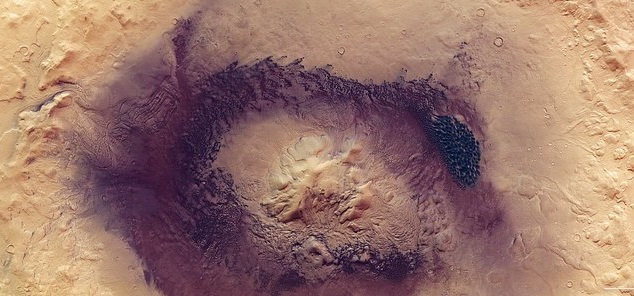 Naučnici su objavili neobičnu sliku Marsovskog kratera