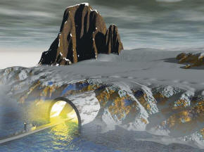 Na Antarktiku otkriven ogroman tunel