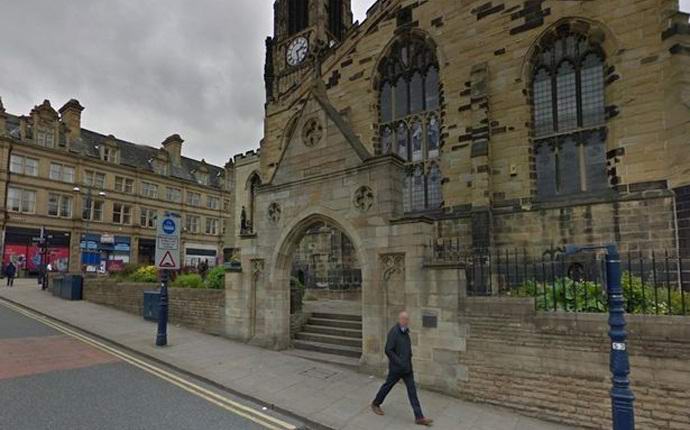 Duh je fotografiran u nekadašnjem crkvenom trezoru