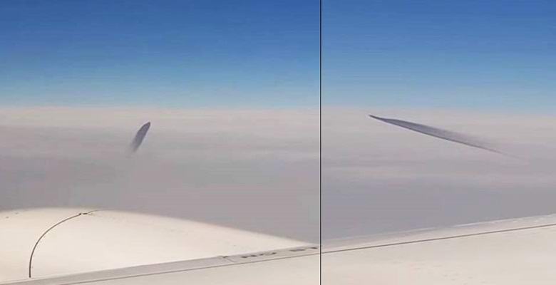 NLO se umalo srušio u putnički avion