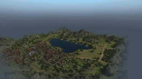 Ovo je Lakesville. U blizini su jezera, šume i planine. Ovdje se mogu naći velika stopala.