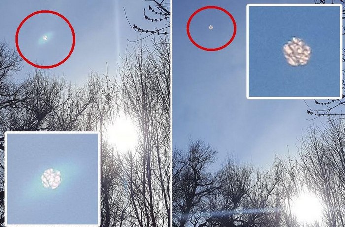 Žena je ugledala neobičnu blistavu sferu